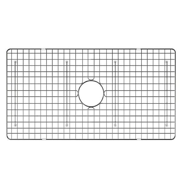 Ruvati Stainless Steel Bottom Rinse Grid Replacement for RVL2300WH Fireclay Kitchen Sink RVA623009 - main